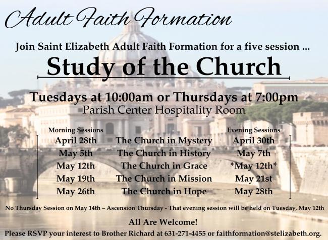 Spring 2026 Series Study of the Church