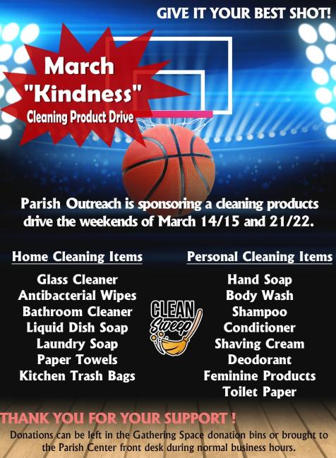 March Madness Outreach drive